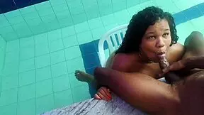 That BBW babe sure knows how to suck big black cock!
