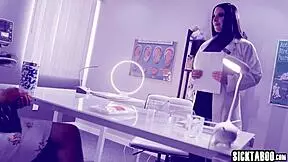 I had a weird experiment with this busty milf.