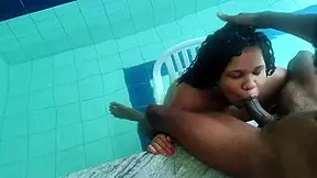 That BBW babe sure knows how to suck big black cock!