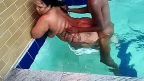 That BBW babe sure knows how to suck big black cock!