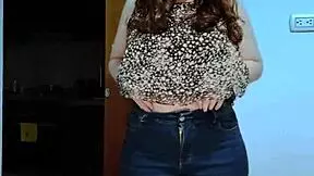 Cute Chubby Girl Rides Cock in Bedroom