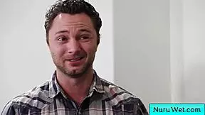 asian teen nuru massage with wet pussy and ass