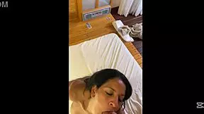 This slut sucks big cock so well with tattoos and big tits!