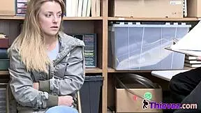 kate whines like a slut when officer bangs her after she's caught stealing