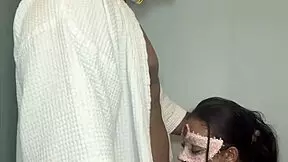 comi a casada por todo canto do banheiro