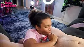 Yo, check this black teen gagging on BWC, she’s just 19! 😲