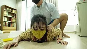 indian cute maid feels horny while working close up