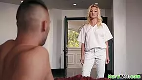 i'm a sexy busty blonde masseuse preppin my client for nuru massage with wet pussy kissin - cherry kiss milan ponjevic