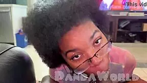 Wet blonde slut deepthroats monster BBCs