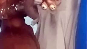 teaching my little 18+ slut sloppy throat