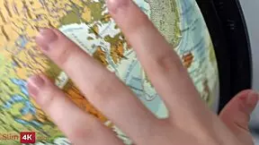 Ever seen a nerd dive into anal with a slim blonde babe?