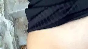 Risky public sex with tall teen influencer!