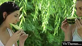 hey, let's kiss passionately and lick pussy after our fight