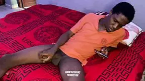 Caught Horny Stepbro Masturbating! Helped Him Out With Big Cock Fucking!