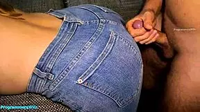 Edging And Cumming On Jeans-Covered Ass After Ripping Them - Programmerswife
