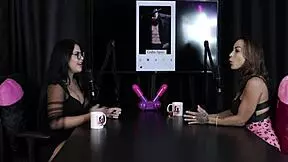 Tinder Game Confession Turns Wild as Belinha Baracho Shows Off Elisa Sanches' Skills in Sheer Red.