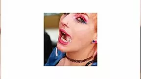 ellie and victoria milk a guy's cock, covering their uniforms in cum