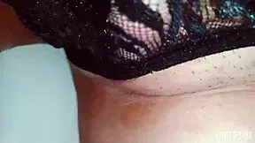 Can You Believe This Babe Fingering Her Pink Pussy in Public?