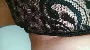 Can You Believe This Babe Fingering Her Pink Pussy in Public?