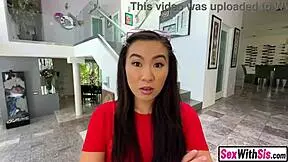 My Slutty Asian Stepsis Fucked Me Hard When I Blocked Her Night Out