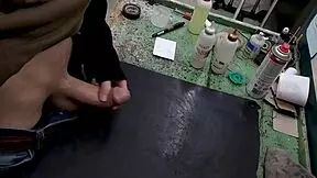 Masturbating on My Workbench at Work Feels So Naughty! 😈