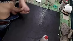 Masturbating on My Workbench at Work Feels So Naughty! 😈