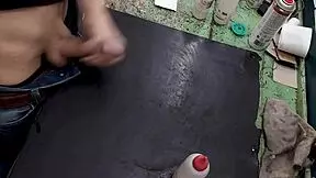 Masturbating on My Workbench at Work Feels So Naughty! 😈