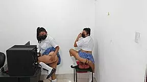 sisters skip homework to masturbate and touch themselves freely