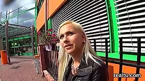 Ravishing Czech teen gets seduced in a shopping centre, clothes ripped for hardcore POV fucking.