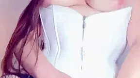 Milf uses sex toys on beach before train with young boy