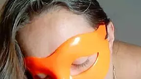 Milf uses sex toys on beach before train with young boy