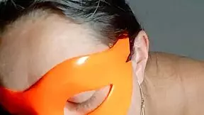 Milf uses sex toys on beach before train with young boy