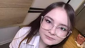 sexy girlfriend aubry babcock wants to warm up with you