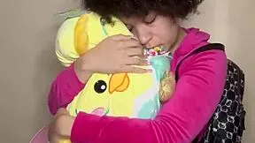 is that hot school girl ready to make her older daddy cum?