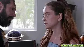 18yo latina slut rides cock backstage during lingerie photoshoot