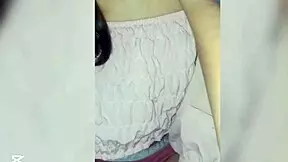 18-year-old girl with perfect tits sucking my fingers in this real amateur homemade video