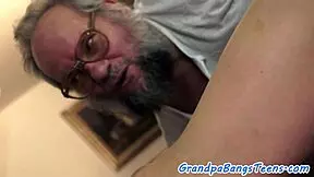 Teenager Babe Screwed By Classy Grandpa