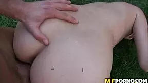 teen girlfriend enjoys outdoor pov experience with friend in european setting