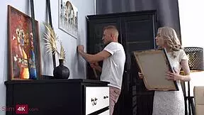 Lisa, uh, painting setup turned into wild sex, ya know