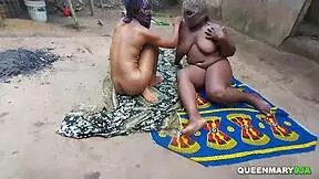 Community Sex-Hunters Fucked Horny Girls In Grandpa's Native House!