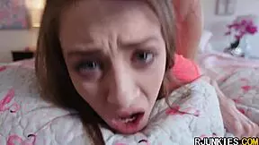 Too Much Monster Cock For Tiny Petite Pussy With Small Tits And Tight Cute Body