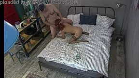 Redhead teen 18+ blowjobs her step dad with deepthroat and fingering in an oral amateurs session