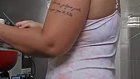 uhh, pregnant chick showing off her big ass... so hot