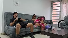 Small Tits And Big Pussy Teen 18+ Girl Fucked Hard By Two Guys