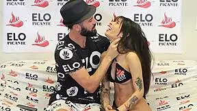 mells blanco takes bon bon bum challenge in petite 18+ casting interview 😏🇨🇴