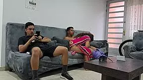 Small Tits And Big Pussy Teen 18+ Girl Fucked Hard By Two Guys