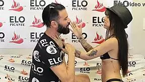 mells blanco takes bon bon bum challenge in petite 18+ casting interview 😏🇨🇴