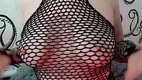 Imagine feeling this hard cock deep in your tight horny pussy, close-up on wet pussy and big ass!