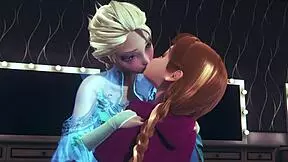 Futa Elsa Fingers and Fucks Anna in Frozen Parody 😍