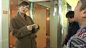 Japanese teen model lured to suck after job in uncensored JAV